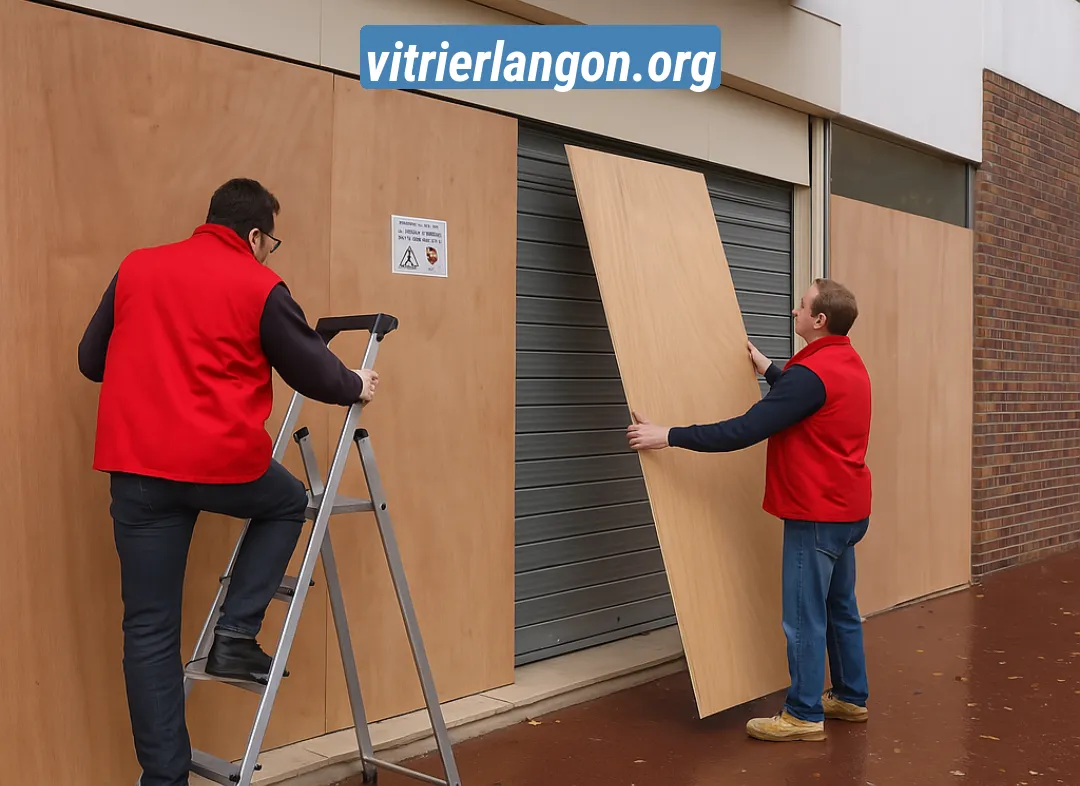 Mise en sécurité fermeture provisoire Langon