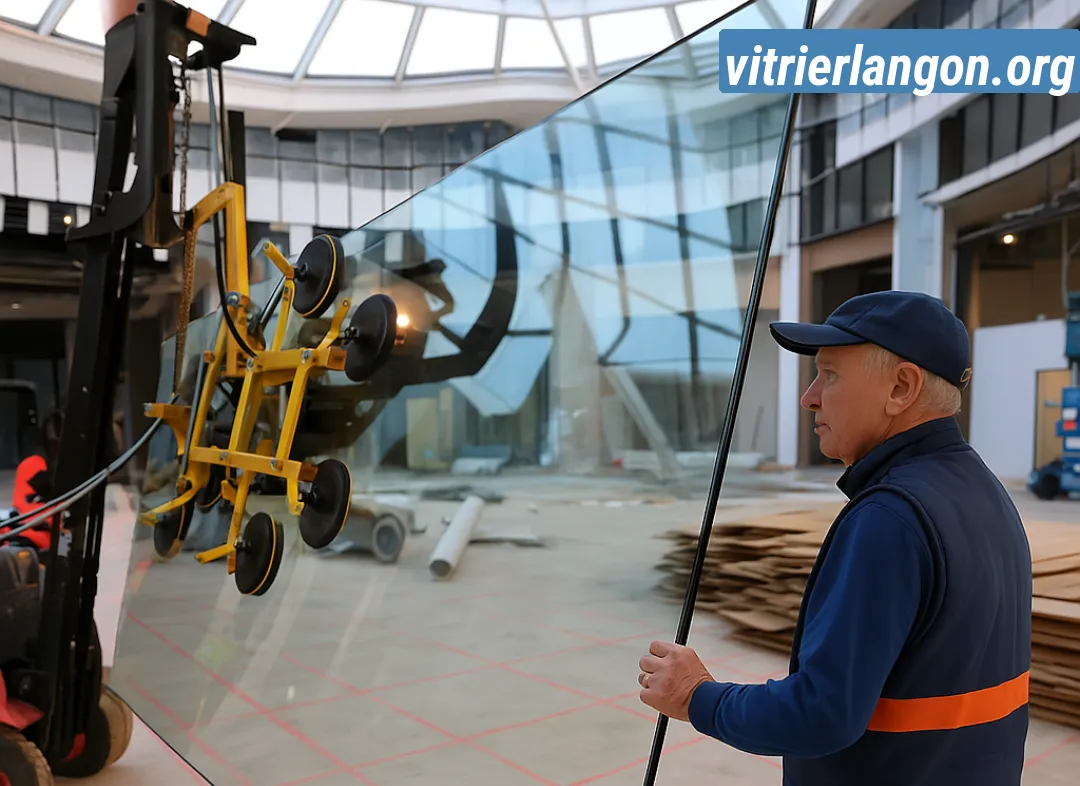 Remplacement de vitrine magasin Langon